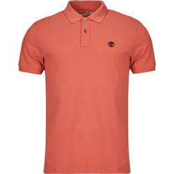 Timberland Ανδρική Μπλούζα Polo Κοντομάνικη Κοραλί TB0A26N4EI4