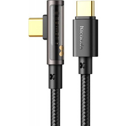 Mcdodo CA-3400 Angle 90° Braided USB-C to USB-C 100W 1.2m Black CA-3400