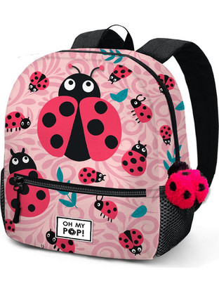 Karactermania OMP! Sweet Ladybug Σχολική Τσάντα Πλάτης Νηπιαγωγείου Ροζ Κόκκινη 07090