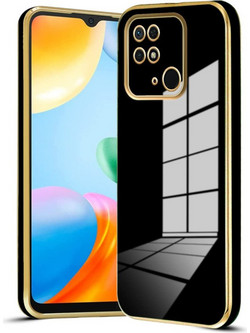 Bodycell Gold Plated Back Cover Black (Xiaomi Redmi 10C)