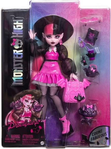 Mattel Monster High Draculaura & Pet Count Fabulous