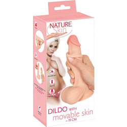You2Toys Nature Skin with Movable Skin Ρεαλιστικό Dildo με Βεντούζα & Όρχεις 19cm Μπεζ
