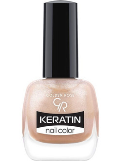 Golden Rose Keratin Nail Color 125 Shimmer Βερνίκι Νυχιών 10.5ml