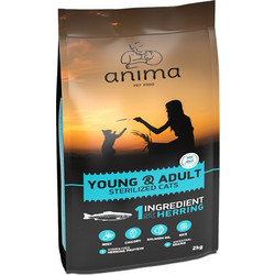 Anima Super Premium Cat Young & Adult Sterilised with Herring 10kg