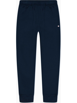 Champion Ανδρικό Παντελόνι Φόρμας Fleece με Λάστιχο Navy Μπλε 218341-BS501
