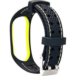 Beline Sport Λουράκι Σιλικόνης Black / Lime (Xiaomi Mi Band 7)