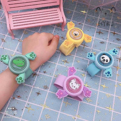 Baby Llama Spinner Εντομοαπωθητικό Βραχιόλι για Παιδιά Πορτοκαλί