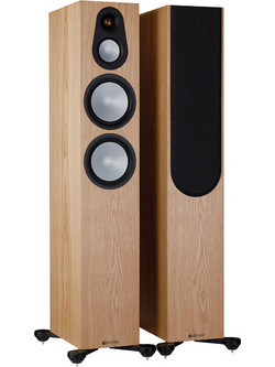 Monitor Audio Silver 300 7G Ζεύγος Ηχείων Hi-Fi Δαπέδου 200W 3 Δρόμων Ash