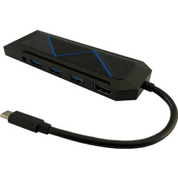 LC-Power USB-C Docking Station με HDMI PD Ethernet