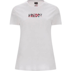 Freddy Γυναικείο Αθλητικό T-Shirt Λευκό S2WFTT1-W