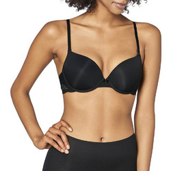 Triumph Lovely Micro Σουτιέν Push Up με Μπανέλα Μαύρο 10186624-0004