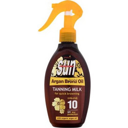 Vivaco Sun Argan Bronz Γαλάκτωμα Μαυρίσματος Σώματος SPF10 200ml