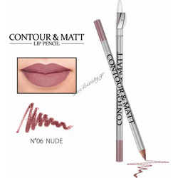 Revers Contour & Matte 06 Nude Αδιάβροχo Lip Liner 2gr