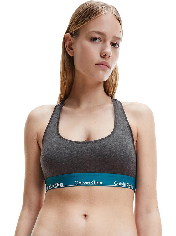 Calvin Klein Μπουστάκι χωρίς Μπανέλα Ανθρακί F3785E-VIJ