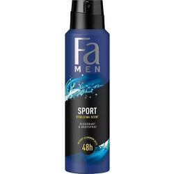 Fa Sport Vitalizing Ανδρικό Αποσμητικό Spray 48h Χωρίς Αλουμίνιο 150ml