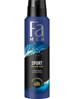 Fa Sport Vitalizing Ανδρικό Αποσμητικό Spray 48h Χωρίς Αλουμίνιο 150ml