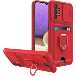 Bodycell Multifunction Ring Holder Back Cover Red (Samsung Galaxy A53 5G)