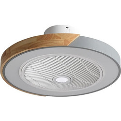 Redpoint Woody 29677 Ανεμιστήρας Οροφής 25W με Φως & Τηλεχειριστήριο Γκρι Καφέ