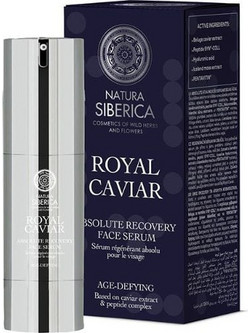 Natura Siberica Royal Caviar Absolute Recovery Αντιγηραντικό Ενυδατικό Serum Προσώπου για Ανάπλαση & Σύσφιξη με Πεπτίδια Υαλουρονικό & Χαβιάρι 30ml