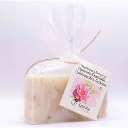Σπιτικό Rose & Achillea Χειροποίητο Σαπούνι 140gr