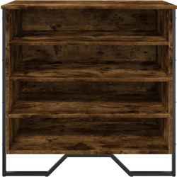 vidaXL Παπουτσοθήκη Μοριοσανίδας Δρυς M80xΠ38xY78cm 848651