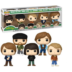 Funko Pop! Rocks Brian Wilson, Mike Love, Al Jardine, Carl Wilson, Dennis Wilson 5-Pack The Beach Boys