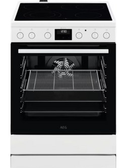 AEG CCB6442NBW Κουζίνα Ηλεκτρική 73lt με Κεραμικές Εστίες 59.6cm