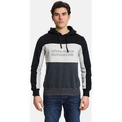 Paco & Co Ανδρικό Φούτερ Fleece με Κουκούλα & Τσέπες Μαύρο 2481079