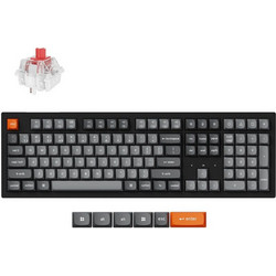 Keychron K10 Max QMK Ασύρματο Μηχανικό Gaming Πληκτρολόγιο με Keychron Super Red Διακόπτες RGB Black
