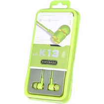 KWY Bass SNK-K13 Handsfree In-Ear 3.5mm Lime