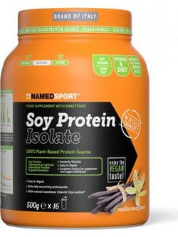 NamedSport Soy Protein Isolate Vanilla Φυτική Πρωτεΐνη 500gr