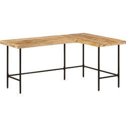 Γωνιακό Γραφείο από Μασίφ Ξύλο 165x110x77cm 353333