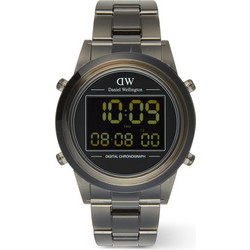 Daniel Wellington Ψηφιακό Ανδρικό Ρολόι Χρονογράφος με Γκρι Λουράκι DW00100765