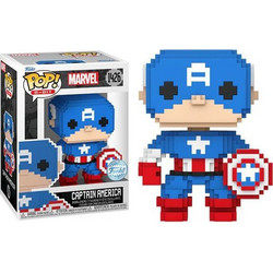 Funko Pop! 8-Bit Marvel 1426 Captain America