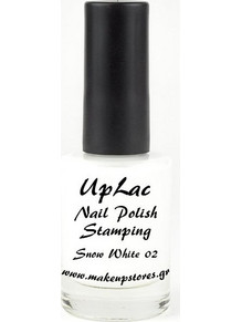 Uplac Stamping 02 Snow White Gloss Βερνίκι Νυχιών 11ml