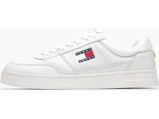Tommy Hilfiger Ανδρικά Sneakers Λευκά EM0EM01574-YBL