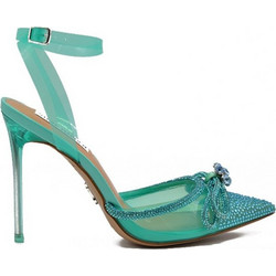 Steve Madden Γόβες με Τακούνι Στιλέτο με Λουράκι Φιόγκο & Στρας Τιρκουάζ