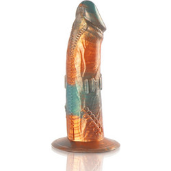 Epic Talos of Power & Pleasure Dildo με Βεντούζα 22.5cm Μπλε Κόκκινο
