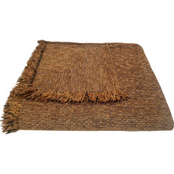 Komvos Ριχτάρι Πολυθρόνας 180x180 Ψάθα Light Brown