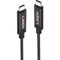 Lindy USB-C to USB-C 3m Black 4002888433488