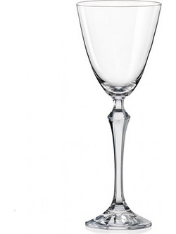 Crystal Bohemia Ποτήρι Λικέρ Γυάλινo Κολωνάτο Elizabeth 962-ΚΠ600