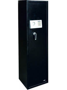 Yongfa 1075008 8R Οπλοκιβώτιο Ατσάλινο 8 Θέσεων 40x35x145cm Μαύρο