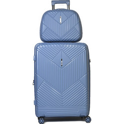 Airtex 2753M-72 Βαλίτσα Μεσαία 65x43x26cm με 4 Ρόδες Γαλάζια