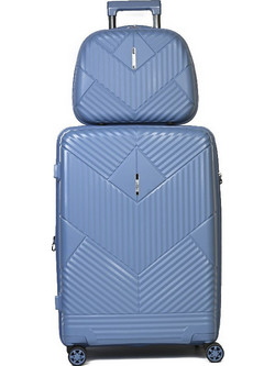 Airtex 2753M-72 Βαλίτσα Μεσαία 65x43x26cm με 4 Ρόδες Γαλάζια