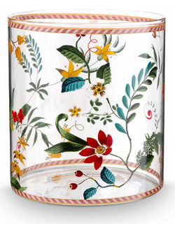 Pip Studio Ποτήρια Νερού Γυάλινα Berry Blues Διαφανή Ροζ 250ml 6τμχ 51131073