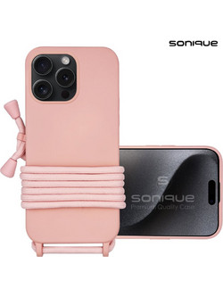 Sonique Carryhang Back Cover Pink (iPhone 15 Pro Max)
