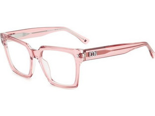 Dsquared2 ICON0019 8XO Γυναικείος Σκελετός Γυαλιών Οράσεως Κοκάλινος Ροζ