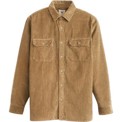 Levi's Jackson Worker Ανδρικό Πουκάμισο Κοτλέ Μακρυμάνικο Κανονική Γραμμή Overshirt Μπεζ 19573-0229