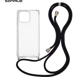 Sonique Armor Clear Back Cover Transparent / Black (iPhone 14 Pro Max)