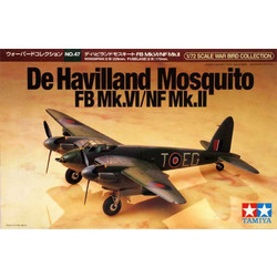 Tamiya De Havilland Mosquito FB Mk.VI/NF MK.II Συναρμολογούμενο Πλαστικό Μοντέλο Αεροπλάνου 1:72